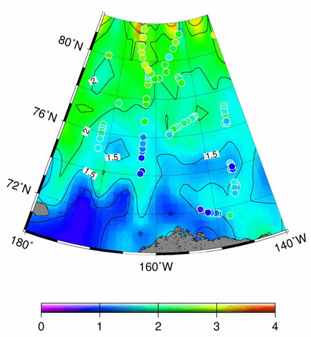 ENVISAT altimeter sea-ice thickness